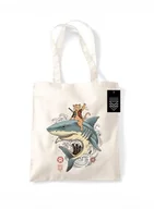 Torby i wózki na zakupy - Vincent Trinidad Catana Shark - torba bawełniana - miniaturka - grafika 1
