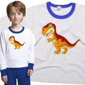 Piżamy dla dziewczynek - Piżama dziecięca Dino Dinozaur T Rex Tyranozaur 86/92 - VoloDonum - miniaturka - grafika 1