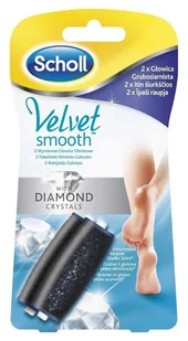 Scholl SSL INTERNATIONAL Velvet Smooth Drobnoziarniste Wymienne Głowice Obrotowe z Minerałami Morskimi 2 sztuki 9060916 - Akcesoria medyczne - miniaturka - grafika 1
