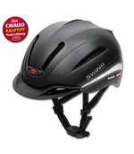 Kaski do jazdy konnej - Waldhausen Kask SWING H12 Ride&Bike - black matt - miniaturka - grafika 1