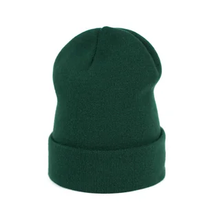 Czapka Mieszczuch Ciemna Zieleń Ciemna Zieleń, Uniwersalny - Czapki damskie - miniaturka - grafika 1