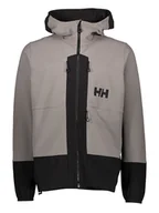 Kurtki narciarskie - Helly Hansen Softshellowa kurtka narciarska "Odin BC" w kolorze czarno-szarym - miniaturka - grafika 1