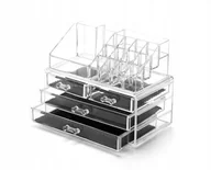 Pudełka i szkatułki - Organizer Szkatułka Na Kosmetyki Biżuterię Pędzle - miniaturka - grafika 1