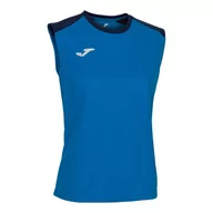 Koszulki i topy damskie - Joma Eco Championship Tank Top dla kobiet T-Shirt, Granatowy/Król Niebieski - miniaturka - grafika 1