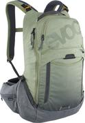 Plecaki - Evoc Trail Pro 16 Protector Backpack, light olive/carbon grey L/XL 2021 Plecaki rowerowe 100118327-L/XL - miniaturka - grafika 1