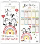 Kalendarze - Kalendarz 2026 ścienny planer Sheepworld dla pary - miniaturka - grafika 1