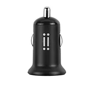 Ładowarki do telefonów - Aiino Car Charger KFZ ładowarka samochodowa USB 1 port USB 1 A do Samsung smartfonu i tabletu PC, czarny 8050444844496 - miniaturka - grafika 1