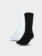 Skarpetki damskie - Damskie skarpetki casual (2-pack) 4F 4FWSS25USOCF375 - multikolor - miniaturka - grafika 1