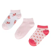 Skarpetki dla dzieci - Skarpety JENNY 7KB-001-SS25 (3-PACK) Różowy - miniaturka - grafika 1
