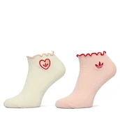 Skarpetki damskie - Skarpety krótkie adidas KR3430 Kolorowy - miniaturka - grafika 1