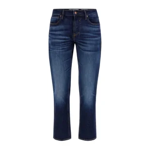 Męskie Spodnie jeansowe GUESS ANGELS M2YAN2D4Q41-2CRD – Granatowy - Spodnie męskie - miniaturka - grafika 1