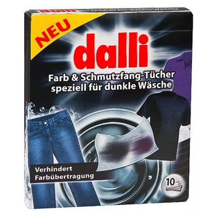 Dalli Chusteczki do prania ciemnych tkanin - 10 szt. 4012400521159 - Środki do prania - miniaturka - grafika 1