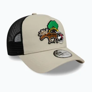 Czapka z daszkiem New Era NE Outdoor Patch Trucker light beige WYSYŁKA W 24H 30 DNI NA ZWROT - Czapki damskie - miniaturka - grafika 1