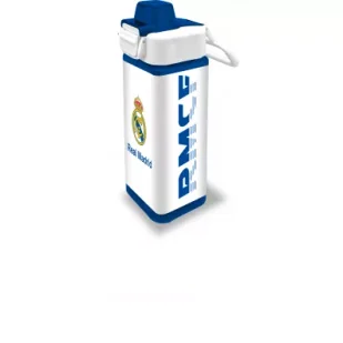 Bidon 500ml kwadratowy Real Madryt RM00004 - Bidony dla dzieci - miniaturka - grafika 1