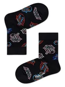Skarpetki damskie - Happy Socks Skarpety "Rolling stones midnight ramble" w kolorze czarnym ze wzorem - miniaturka - grafika 1