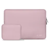 Torby na laptopy - Etui na laptopa TECH-PROTECT Neoslim 13-14 cali Różowy + Torba na akcesoria NEOSLIM LAPTOP 13-14 DUSTY ROSE - miniaturka - grafika 1