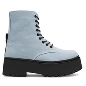 Botki damskie - Botki Jenny Fairy MARIKA HY13122-1 Błękitny - miniaturka - grafika 1