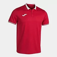 Koszulki męskie - Joma Męska koszulka polo Championship Vi Czerwony/biały XL 101954 - miniaturka - grafika 1
