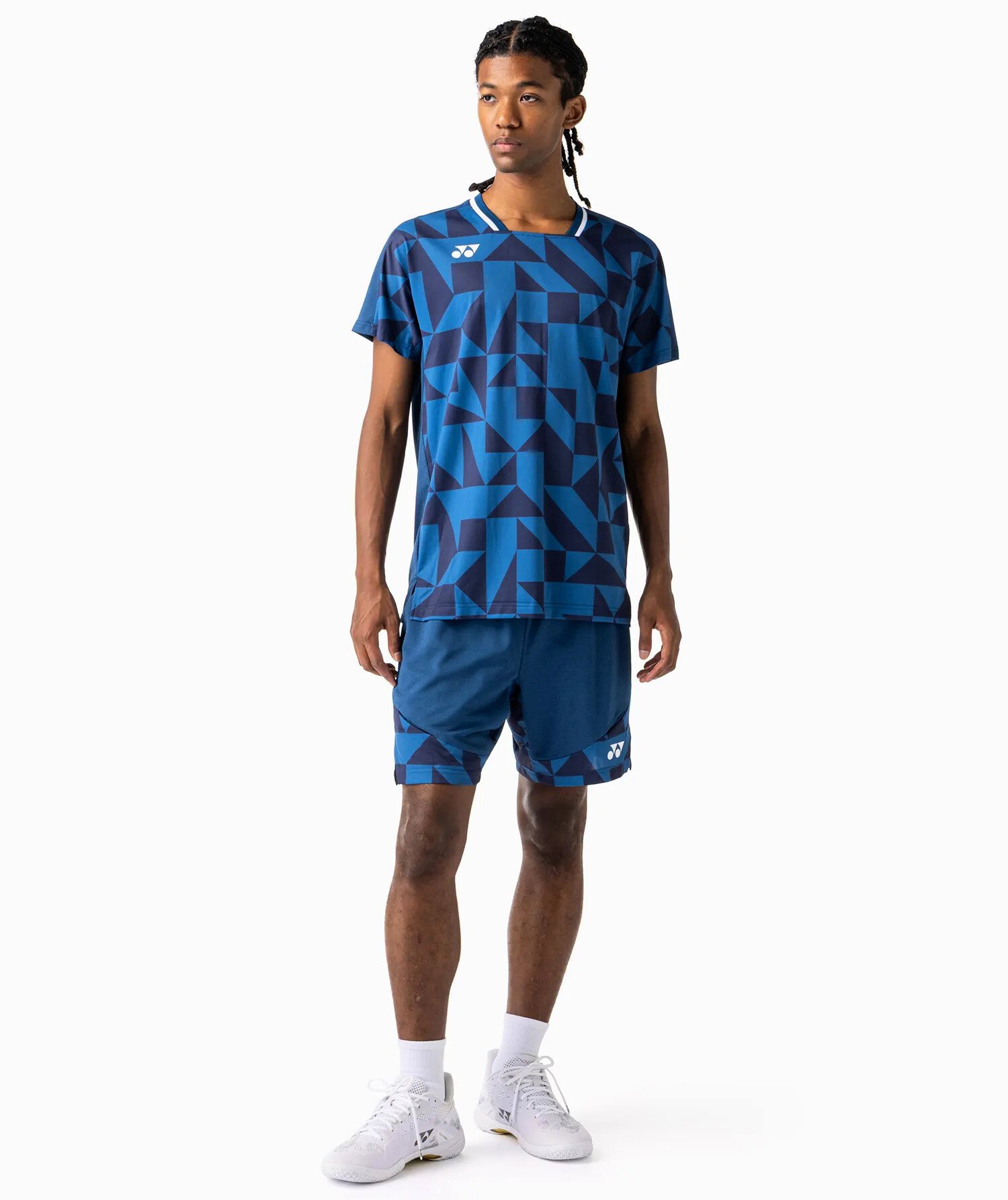 Koszulka męska Yonex Crew Neck Shirt 10712 Indigo Blue XL
