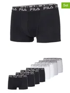 Majtki męskie - Fila Bokserki (8 par) w kolorze czarnym, białym i szarym - miniaturka - grafika 1