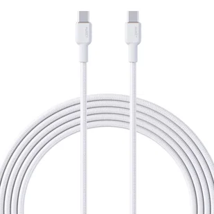 Kabel USB Aukey Kabel USB-C do USB-C Aukey CB-NCC2, 60W, 1.8m (biały) - Kable USB - miniaturka - grafika 1