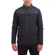 Bluzy narciarskie - Bluza polarowa FLAME Hybrid - szara - miniaturka - grafika 1