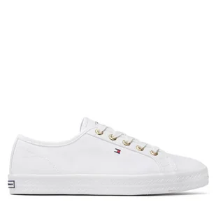 Tenisówki Tommy Hilfiger Essential Nautical Sneaker FW0FW06512 Biały - Trampki damskie - miniaturka - grafika 1