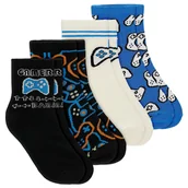 Skarpetki dla dzieci - Zestaw Dziecięcych Skarpetek Z Motywem Gamingowym 4-Pak - bartek - miniaturka - grafika 1