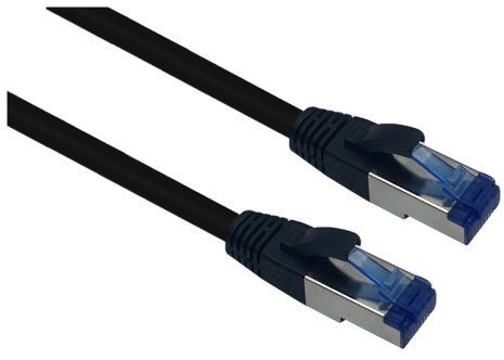 LogiLink Helos 205590 kabel sieciowy Czarny 50 m Cat6a S/FTP S-STP