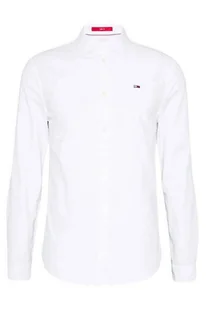 Tommy Jeans koszula męska Slim Fit biała długi rękaw, Rozmiar S - Koszule męskie - miniaturka - grafika 1