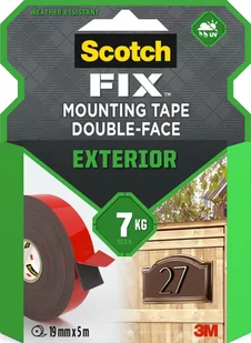 3M Scotch Taśma Montażowa Exterior Dwustronna Zewnętrzna 5m - Inne artykuły do sprzątania - miniaturka - grafika 1