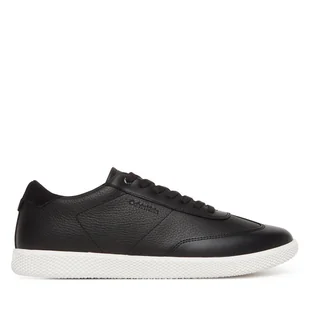 Sneakersy Calvin Klein Low Top Lace Up Tmbl Lth HM0HM01803 Czarny - Sneakersy męskie - miniaturka - grafika 1