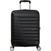 Walizki - Walizka AMERICAN TOURISTER Flashline 55 cm Czarny - miniaturka - grafika 1