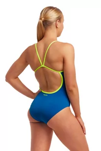 FUNKITA Strój kąpielowy damski jednoczęściowy SINGLE STRAP ONE PIECE glacier glam - Stroje kąpielowe - miniaturka - grafika 4