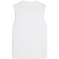 Koszulki sportowe damskie - Damska wąska koszulka bez rękawów Palm Resort z grafiką PUMA White - miniaturka - grafika 1