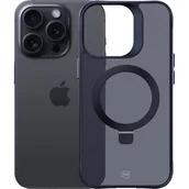 Etui i futerały do telefonów - 3mk Smoke Case Mag&Stand do iPhone 16 Pro Czarny - miniaturka - grafika 1