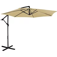 Parasole ogrodowe - STILISTA Parasol Ø 3,5 m, 180 g/m2, beżowy + pokrowiec - miniaturka - grafika 1