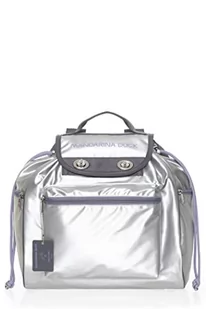 Mandarina Duck Damski plecak wojowniczy, srebrny, rozmiar uniwersalny, Srebrny, Rozmiar Uniwersalny - Torebki damskie - miniaturka - grafika 1