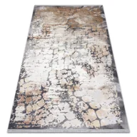 Dywany - Dywan LUCE 74 nowoczesny Kostka brukowa vintage przecierany - Strukturalny szary / musztarda beżowy 77x150 cm - miniaturka - grafika 1