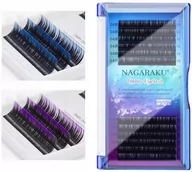 Sztuczne rzęsy i akcesoria - Project Lashes, Rzęsy Nagaraku Ombre Kolorowe Końcówki C 0,07 10mm - miniaturka - grafika 1