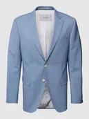 Marynarki męskie - Marynarka na dwa guziki z mieszanki żywej wełny z kieszeniami z patką - miniaturka - grafika 1