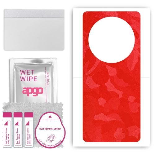 folia naklejka skórka strukturalna na TYŁ do Oppo Find X6 Pro - Moro Camo Czerwony - apgo SKINS