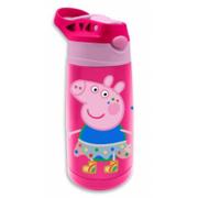 Bidony dla dzieci - Bidon stalowy Świnka Peppa PP17062 400 ml - miniaturka - grafika 1