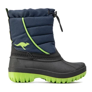 Śniegowce KangaRoos K-Ben 18672 000 4054 M Granatowy - Buty dla chłopców - miniaturka - grafika 1