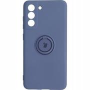 Etui i futerały do telefonów - Bizon Etui Case Silicone Ring Galaxy S21 FE szare BCSRGALS21FEGY - miniaturka - grafika 1