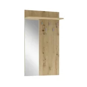 Wieszaki i stojaki - Wieszak do korytarza z lustrem artisan Umeblowana.com - miniaturka - grafika 1