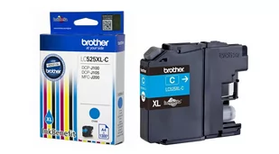 Tusz Brother LC-525XLC 1,3k C Oryginał - Tusze oryginalne - miniaturka - grafika 1