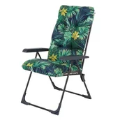 Leżaki ogrodowe - Fotel Floryda K2 w liście z podłokietnikiem - miniaturka - grafika 1