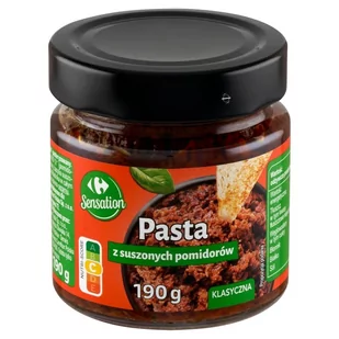 Carrefour Sensation Pasta z suszonych pomidorów klasyczna 190 g - Warzywa w marynacie - miniaturka - grafika 1