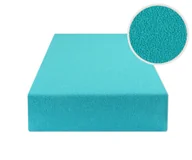Prześcieradła - Prześcieradło Z Gumką 180X200 Frotte Turkus - miniaturka - grafika 1